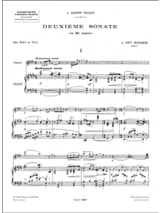 Sonate n° 2 en mi majeur - Guy Ropartz - Partition - Violon